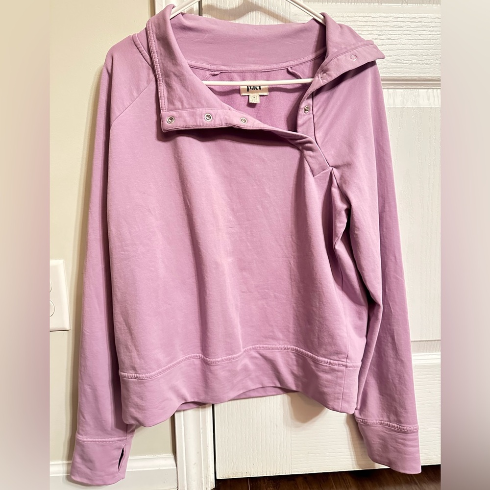 Pact Lilac Sweatshirt